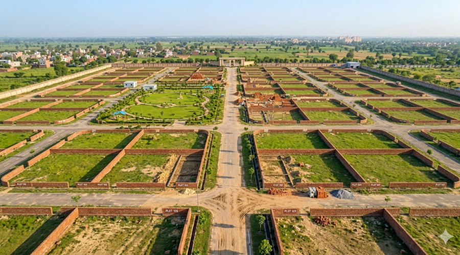Aero Heights project gallery — residential plots Bilaspur Dankaur UP image 2